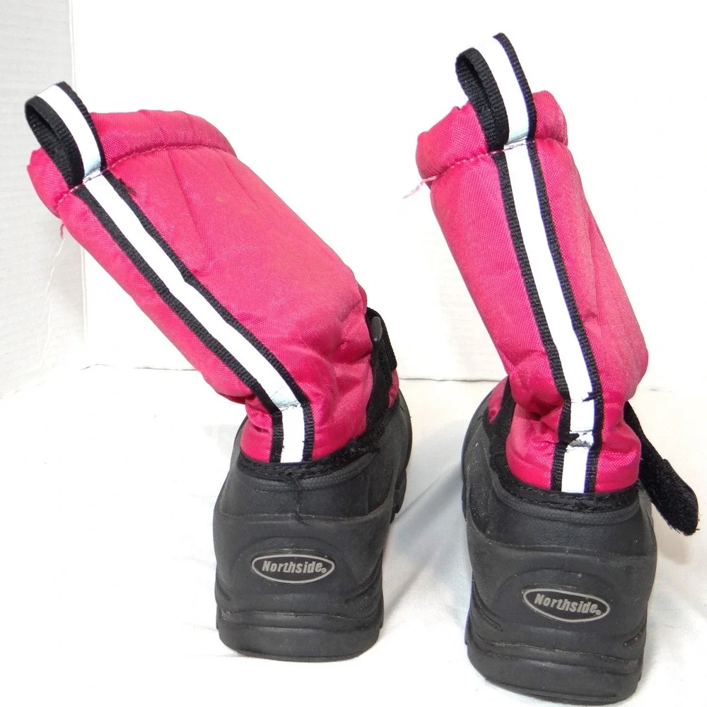 Northside Kids Pink Black Thinsulate Insulated Winter Snow Boots Size‎ 3